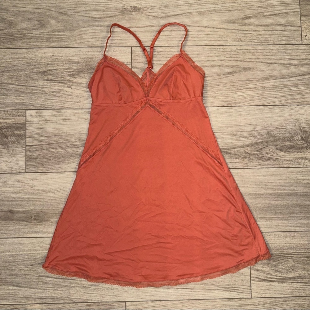 Auden Women's Coral Slip Dress